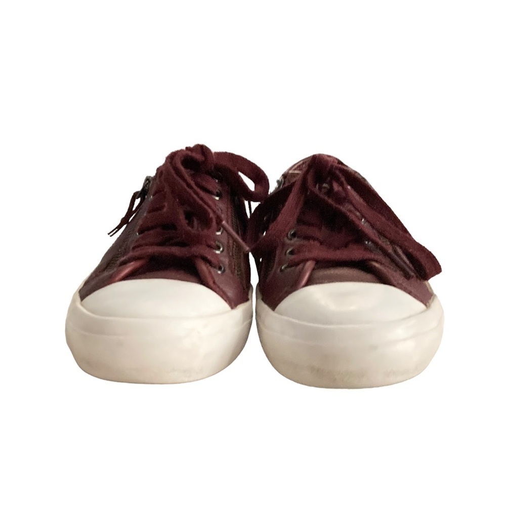 Coach Burgundy Empire Zipper Sneakers - Picture 4 of 12